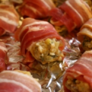 Relleno envuelto en bacón/ Stuffing wrapped in bacon
